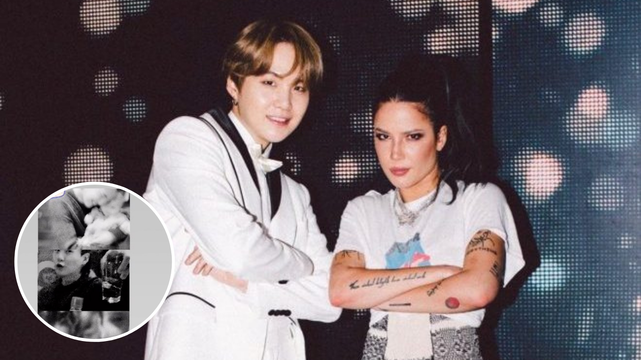 Halsey drops a birthday post for BTS' Suga