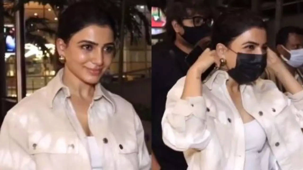 Airport Spotting: Samantha Ruth Prabhu Checks Into Mumbai 