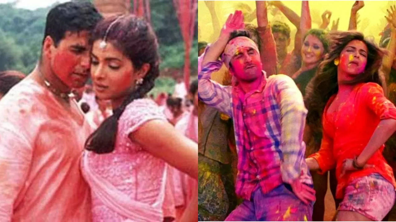 Holi Bollywoodinspired Holi video songs for dance party, Bollywood