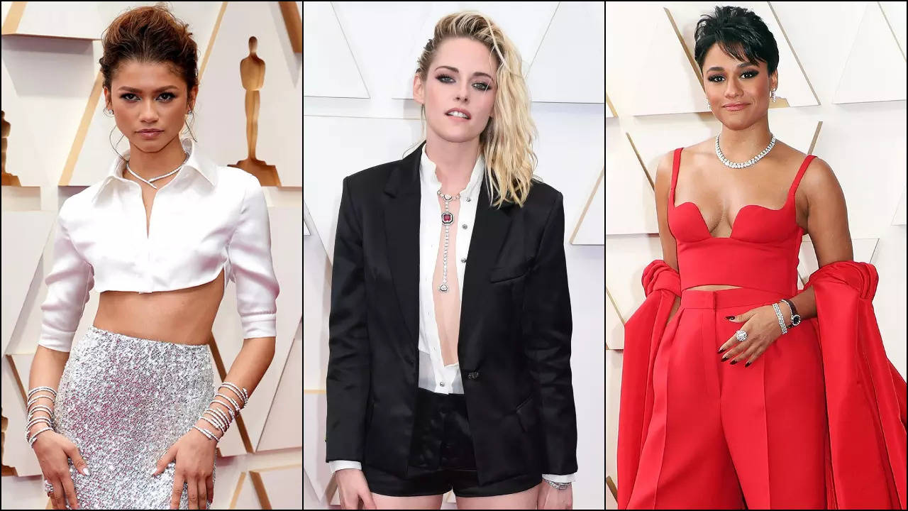 Oscars 2022: Zendaya, Kristen Stewart, Ariana DeBose and more glam up ...