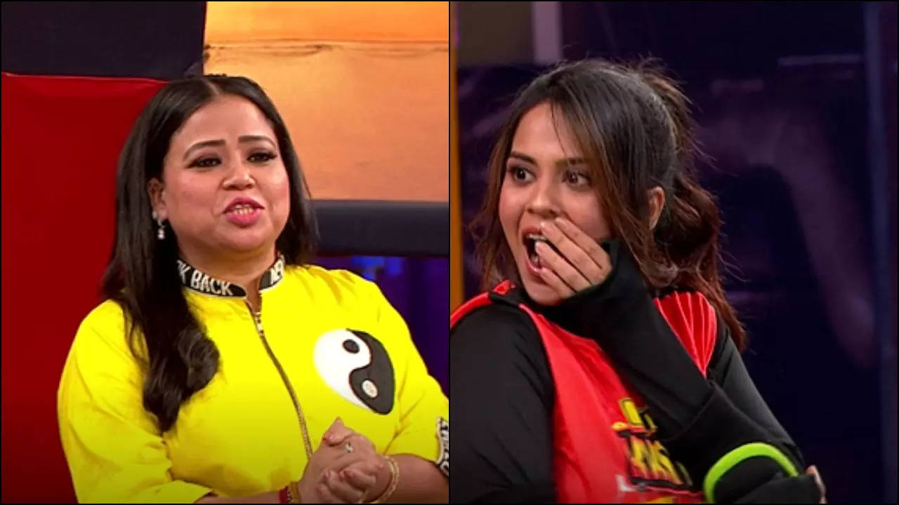 Bharti Singh spanks Sana Saeed on The Khatra Khatra Show