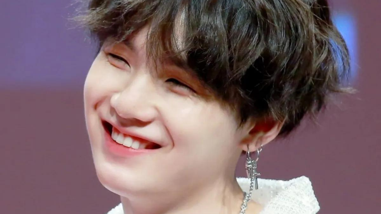 BTS' Suga gets goofy in the midst of being sued