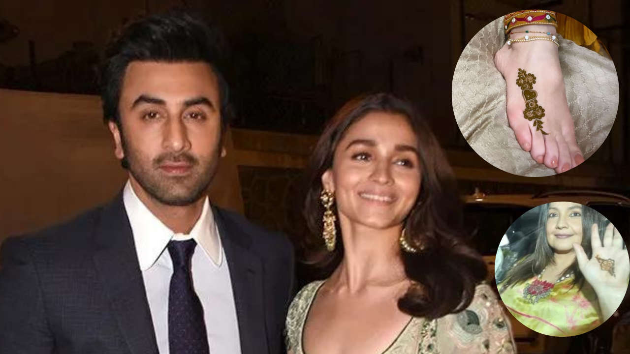 Neetu Kapoor, Kareena Kapoor Khan & Karisma Kapoor danced to songs like ' Mehendi Hai Rachne Wali', 'Dholida' & 'Cutie Pie' at Alia Bhatt-Ranbir Kapoor's  Mehendi: Reports