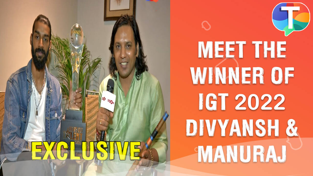 Divyansh & Manuraj on WINNING India's Got Talent 2022 trophy, future