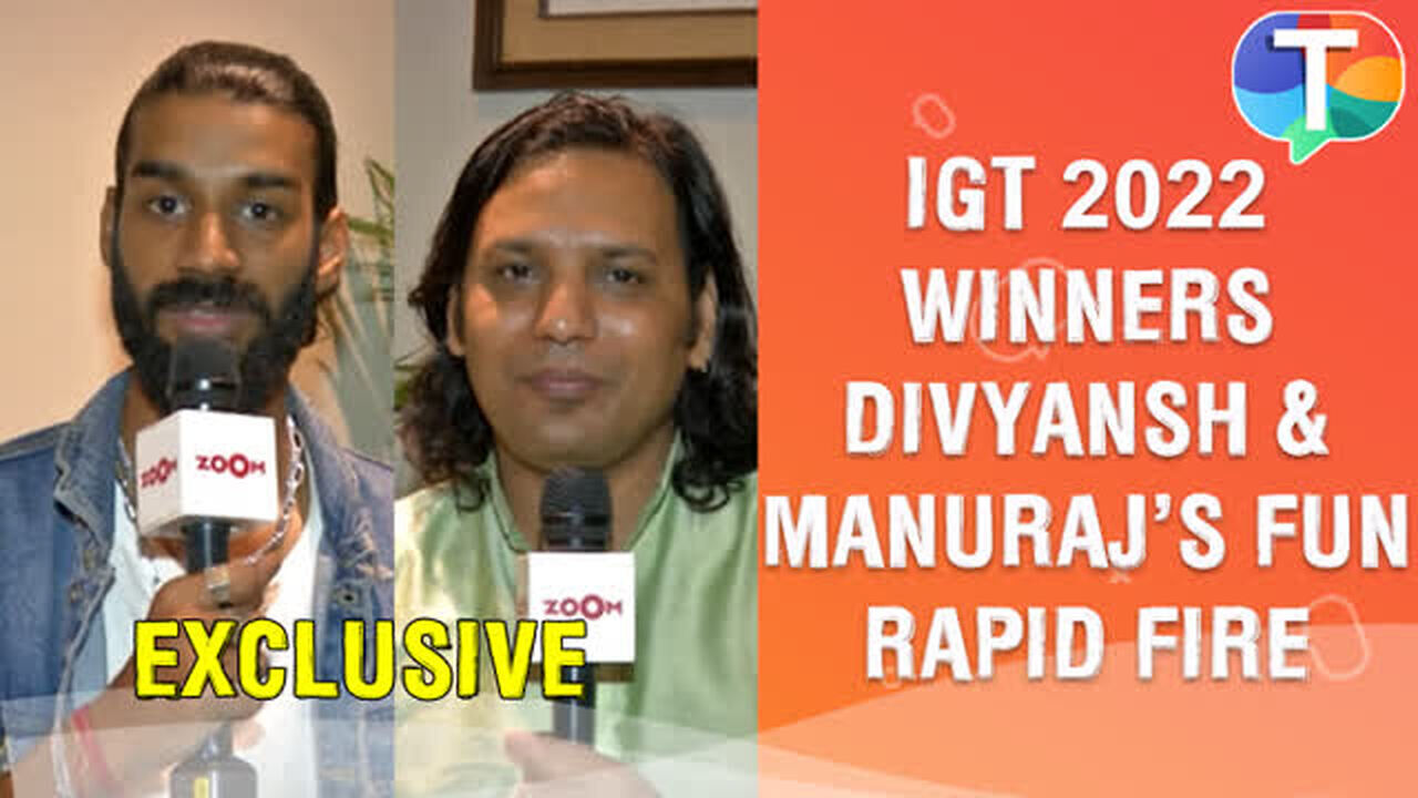India's Got Talent 2022 winners Divyansh & Manuraj play a fun rapid game Exclusive