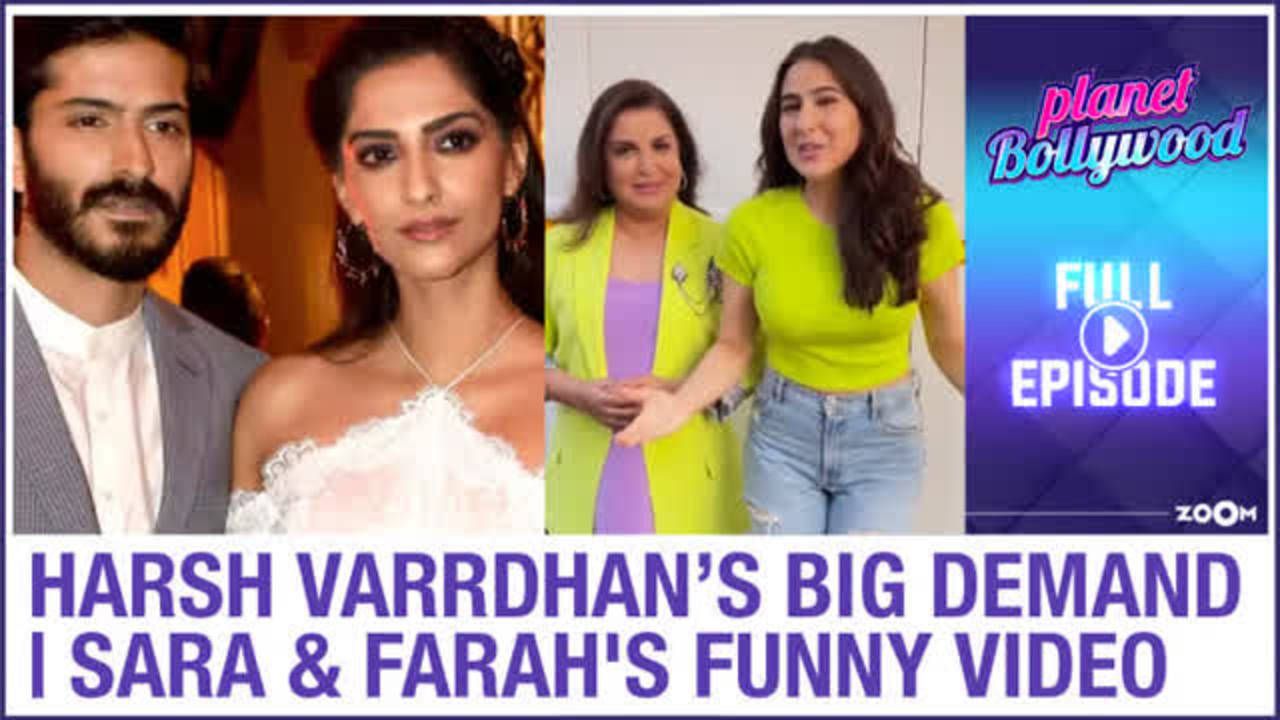 Harsh Varrdhan demands privacy for Sonam Kapoor | Sara & Farah's HILARIOUS  video | Planet Bollywood
