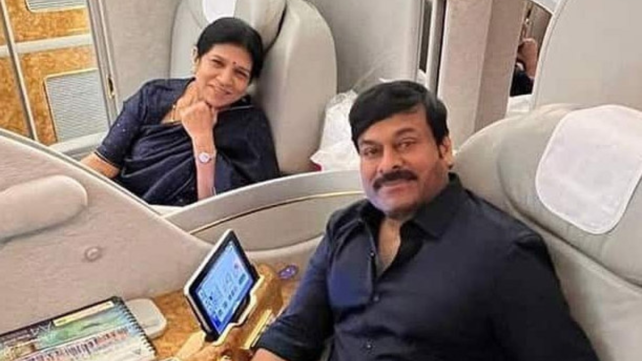 Chiranjeevi and his wife