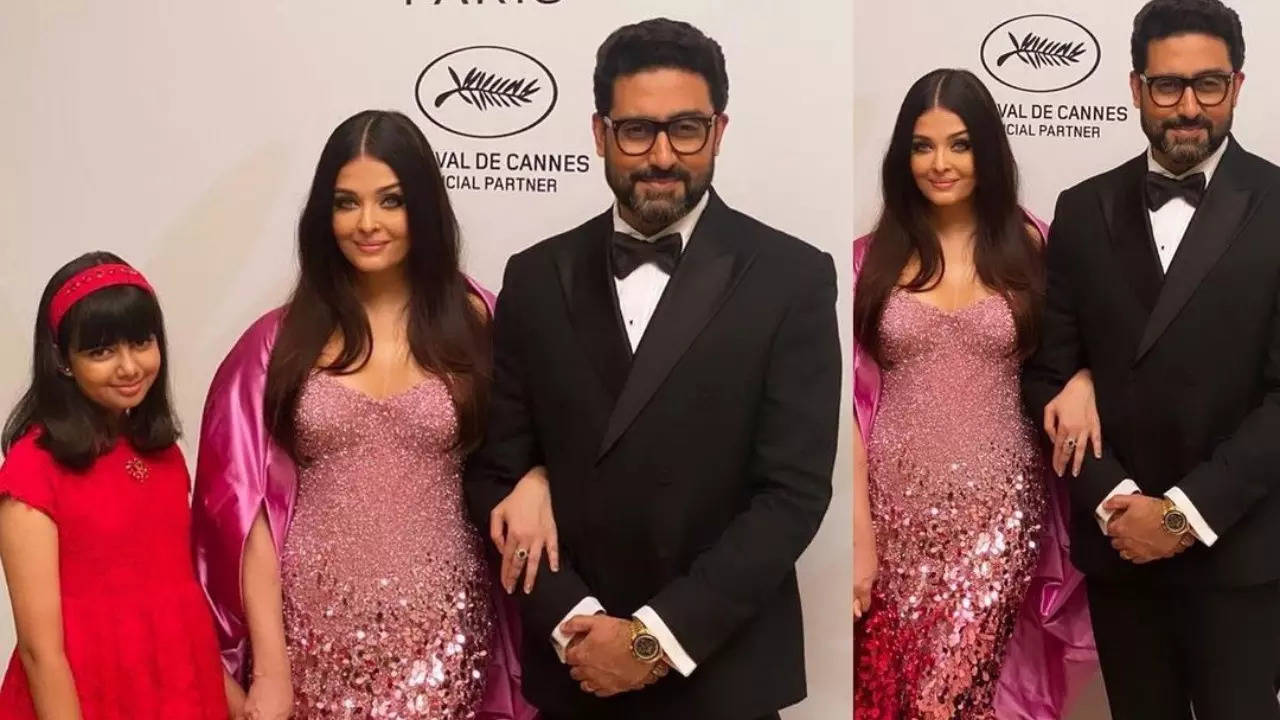 Putra, bahu aur beti! Amitabh Bachchan showers love on Abhishek, Aishwarya, Aaradhya for their Cannes appearance – SEE PIC