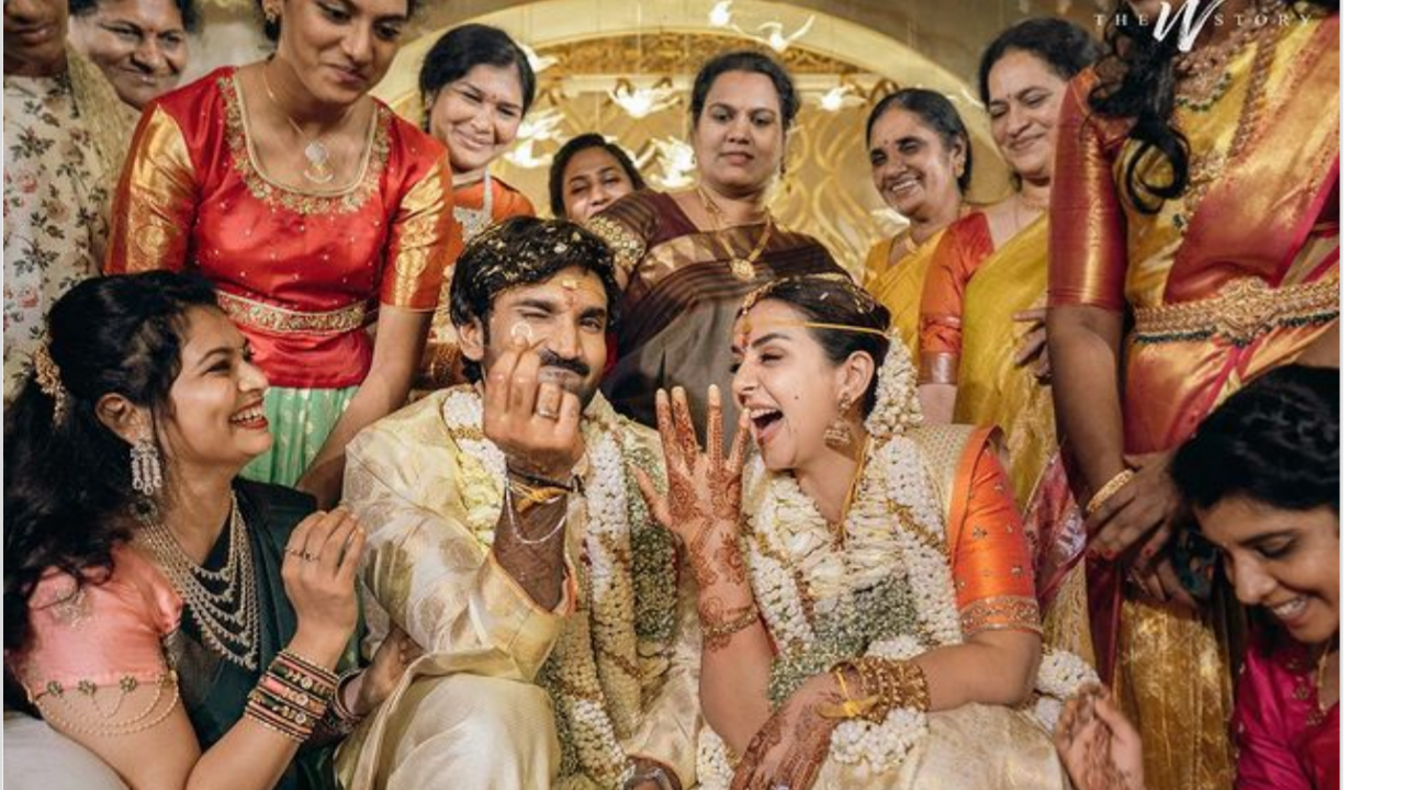 Nikki Galrani, Aadhi Pinisetty share first official wedding pictures ...