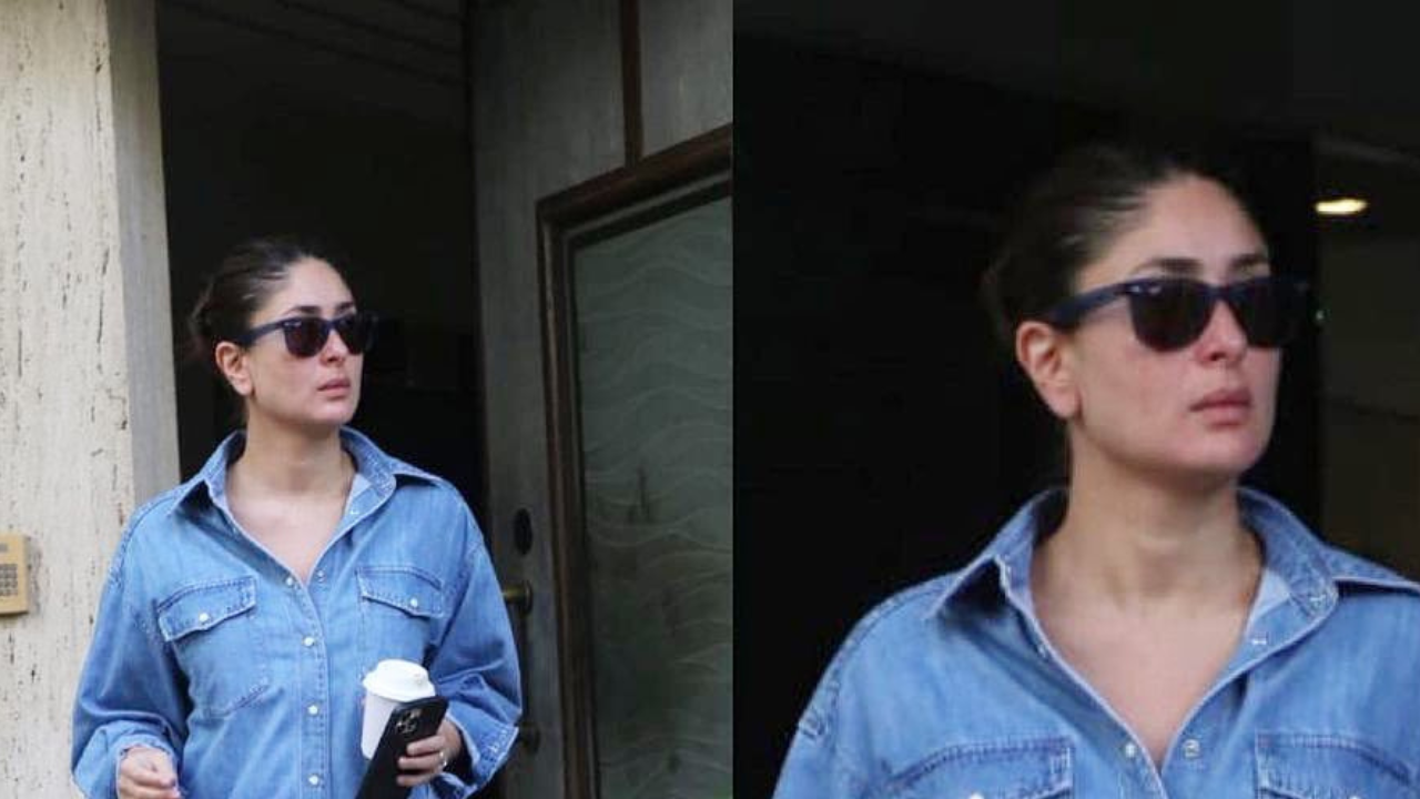 Photos: Kareena Kapoor Khan spotted in an all-denim look in Bandra |  Parties & Events - Bollywood Hungama