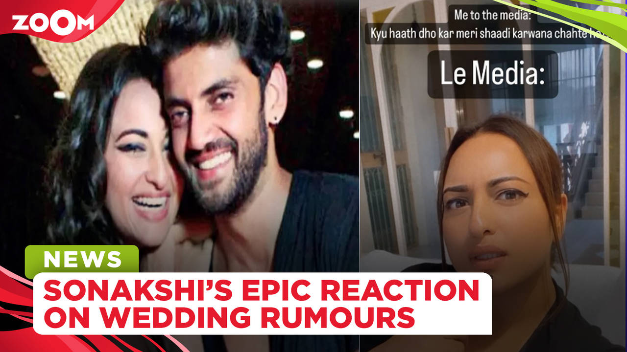 Sonakshi Sinha REACTS to wedding rumours with Zaheer Iqbal