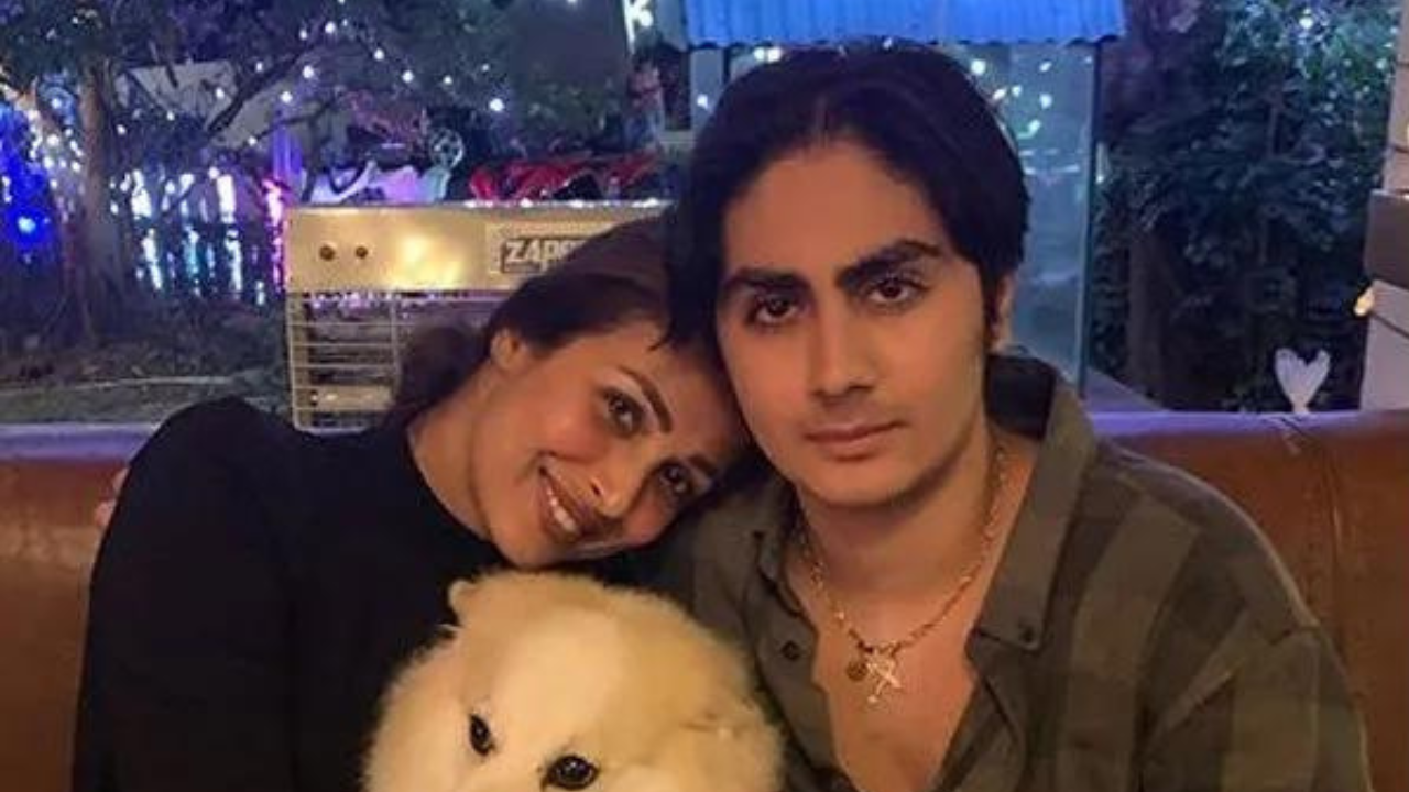 Malaika with son Arhaan