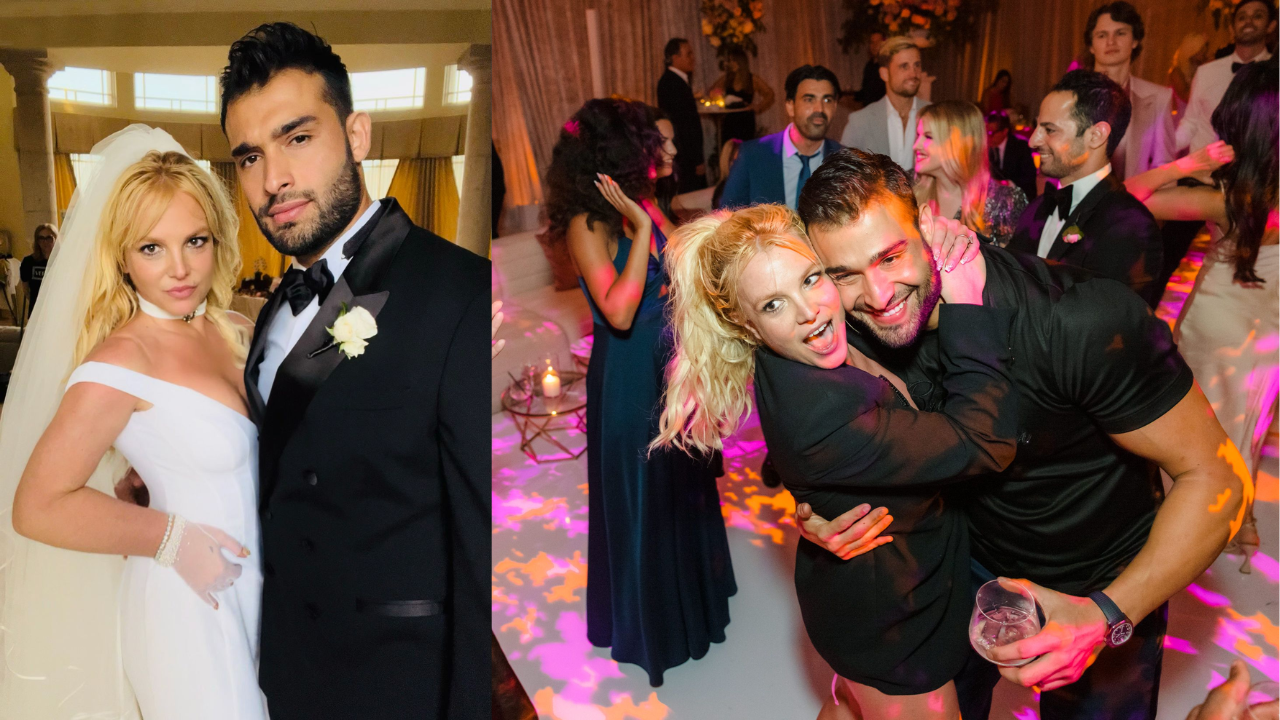 Inside photos from Britney Spears and Sam Asghari's wedding reception