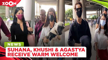 Suhana Khan Gives Awkward Smile To Paparazzi As They Say “Humara