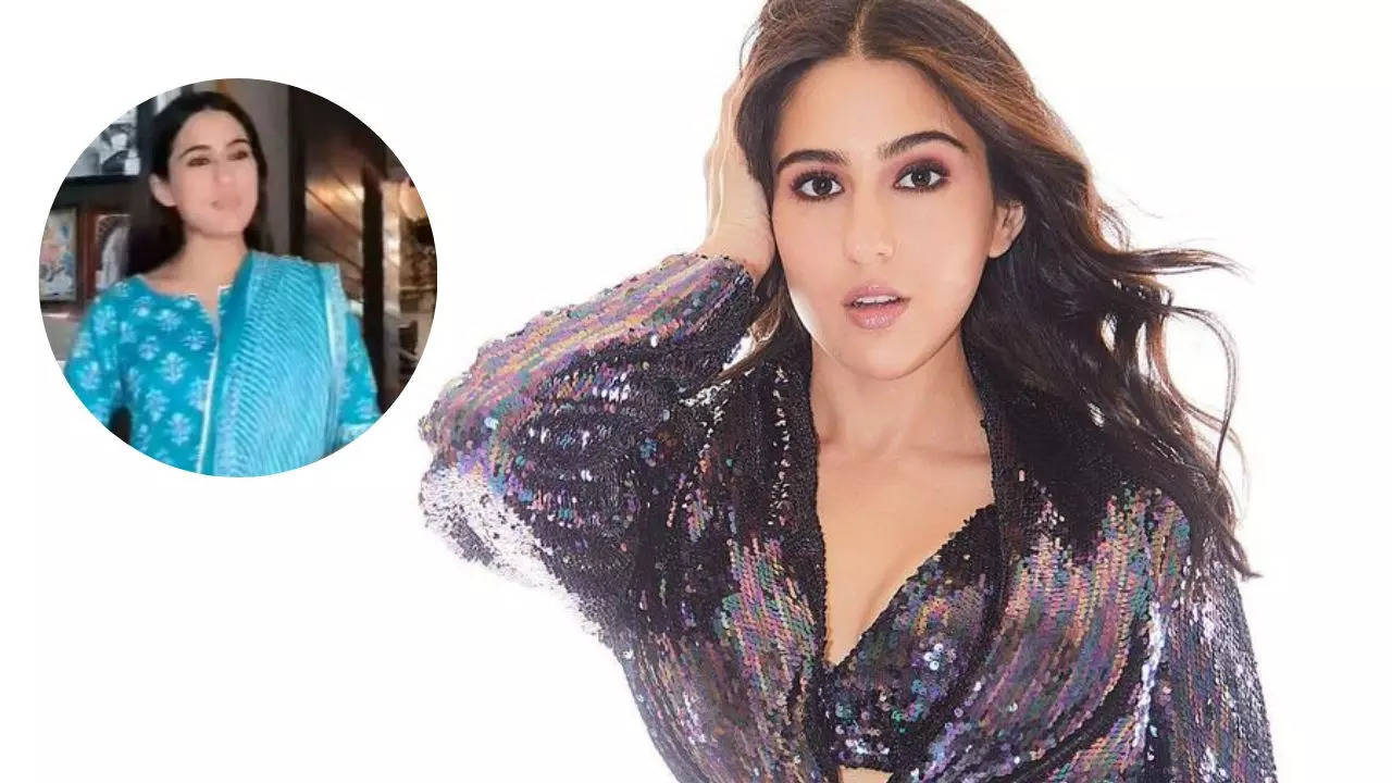 Watch Sara Ali Khan's hilarious reaction as paps tell her they've been following her from Bandra for photos - video inside