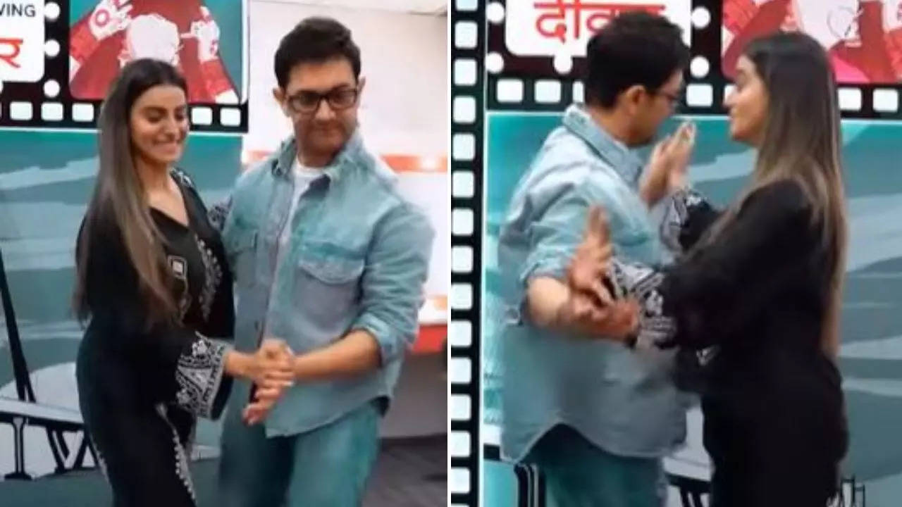 Aamir Khan, Akshara Singh's dance video goes viral