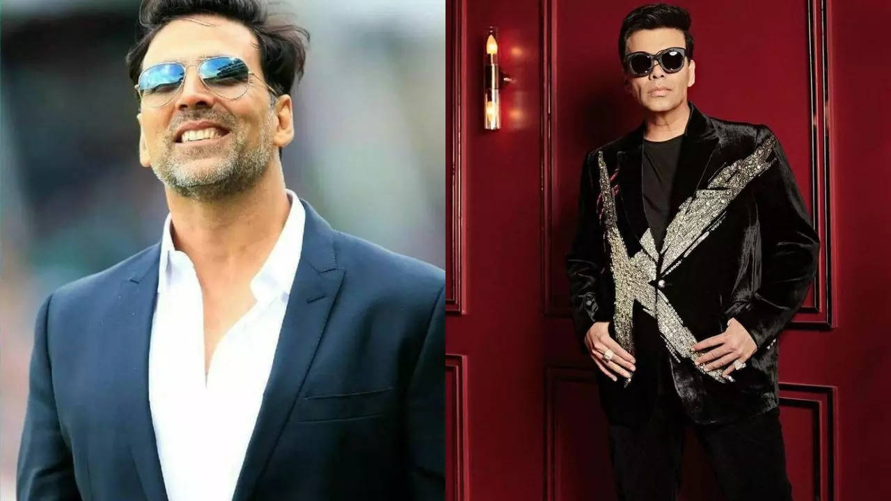 Akshay Kumar and Karan Johar