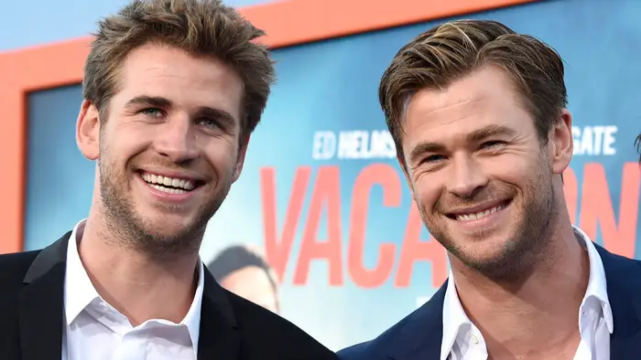 Brothers Liam and Chris Hemsworth