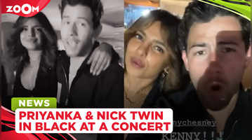 Priyanka Chopra and Nick Jonas TWIN in Black as They Groove at Kenny Chesney Concert