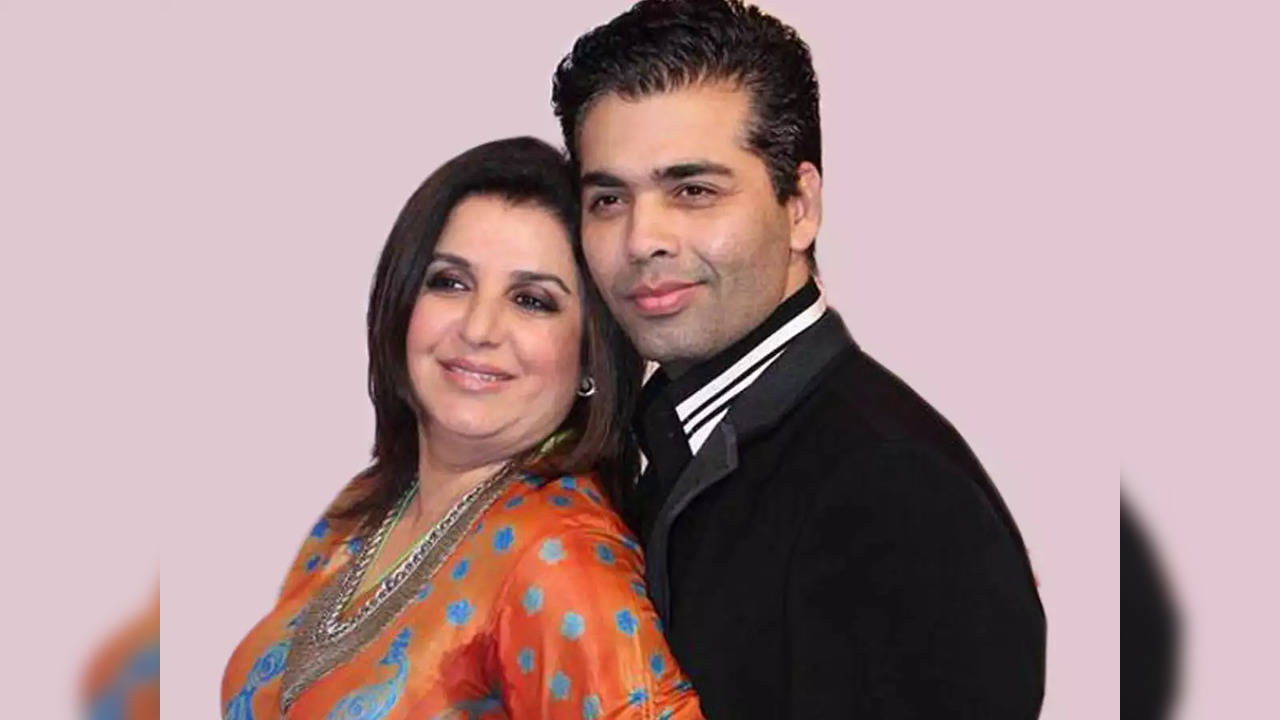Karan Johar and Farah Khan