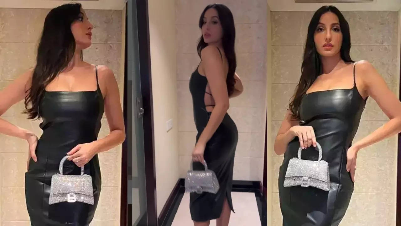 Nora Fatehi Caries Rs 2.5 Lakh Bag, Looks Hot And Sizzling in