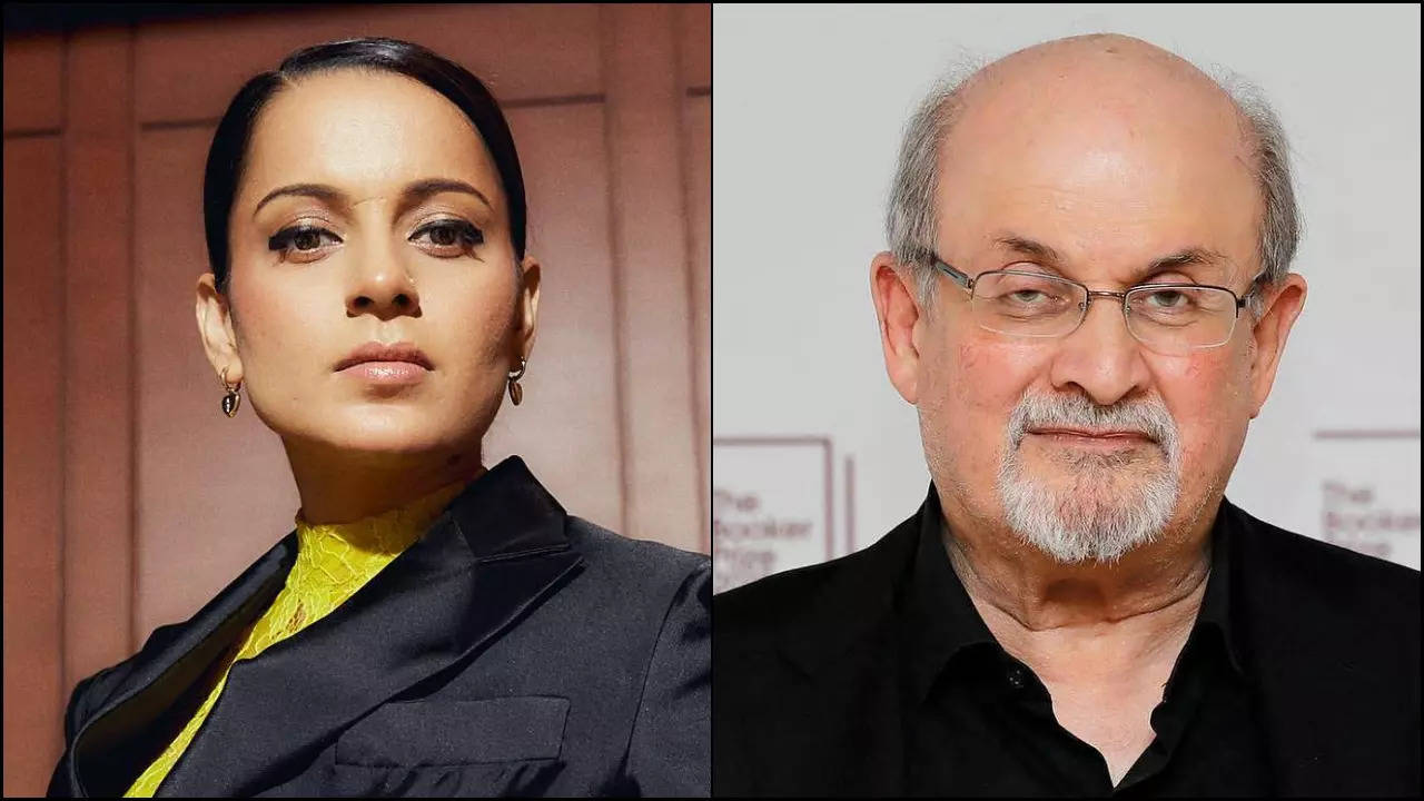 Kangana Ranaut, Salman Rushdie