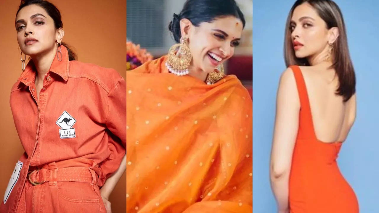 Ahead of Independence Day, check out Deepika Padukone approved ways to wear orange