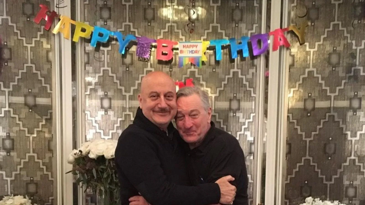 Anupam Kher and Robert De Niro