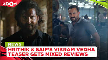 Το teaser του Hrithik Roshan, ο σταρ του Saif Ali Khan, Vikram Vida, έλαβε ποικίλες αντιδράσεις από τους θαυμαστές