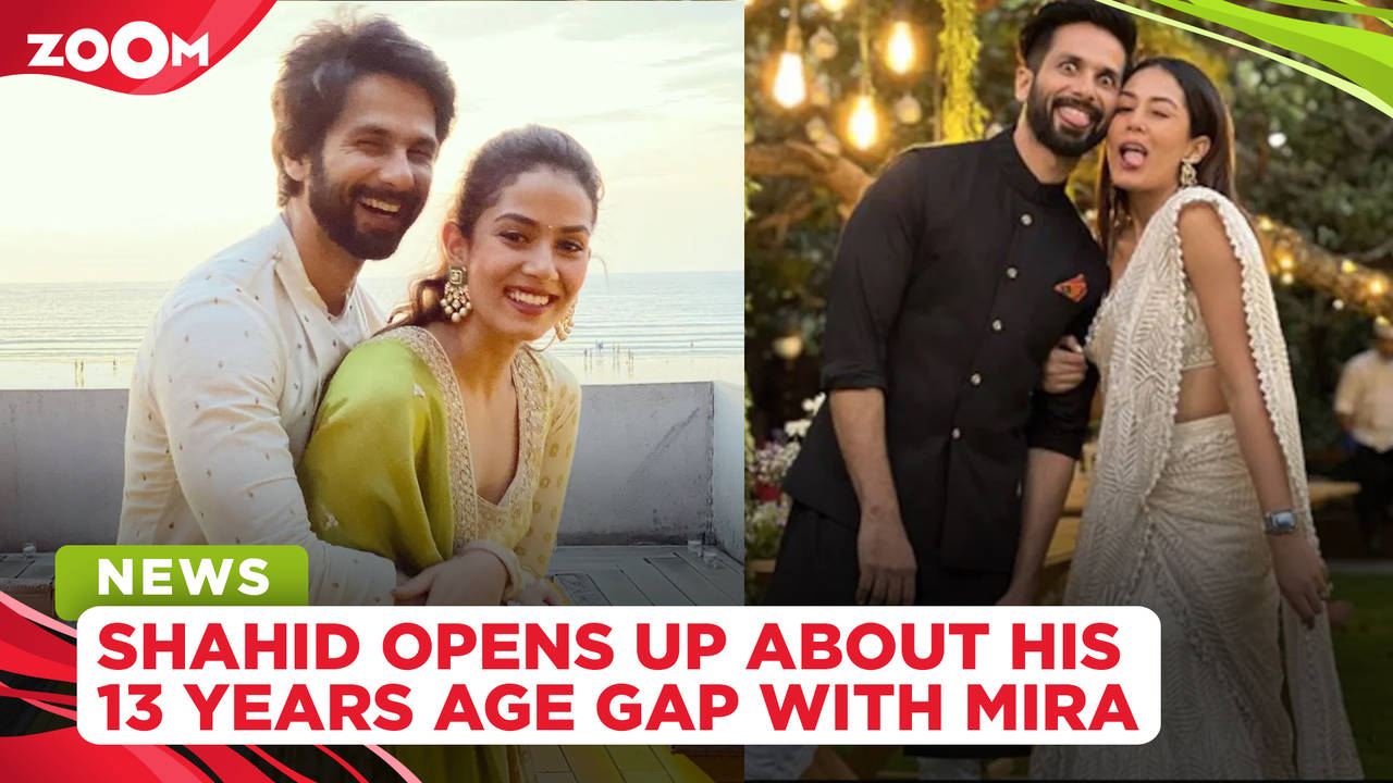 Shahid Kapoor opens up about his 13 years age gap with wife Mira Rajput ...