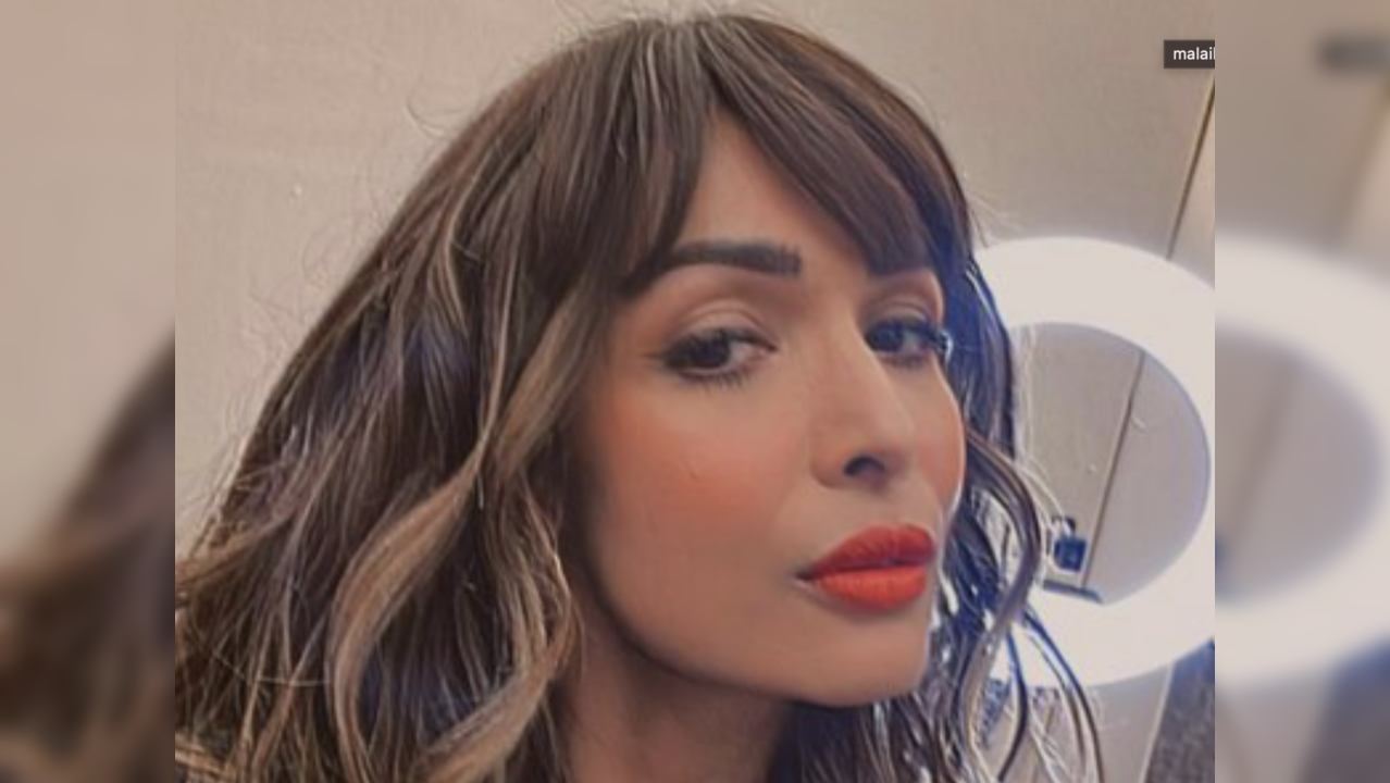 Malaika Arora Turns Up The Heat In New Hairstyle And Her Bold Red Lips