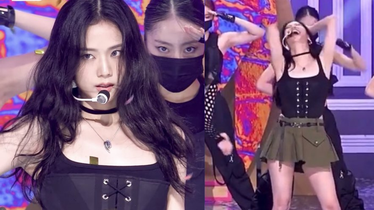 Jisoo hilariously grabs her hair in cringe as Blackpink take on the ...