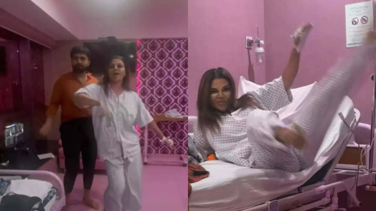 Rakhi Sawant's happy pre-surgery dance