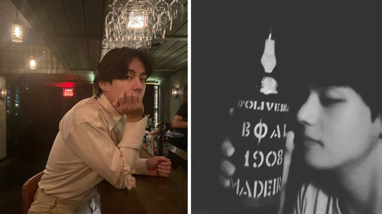 Did BTS' V just sell out a premium wine?