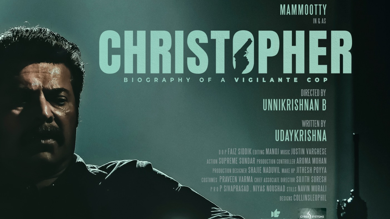 Mammootty's Christopher first look poster