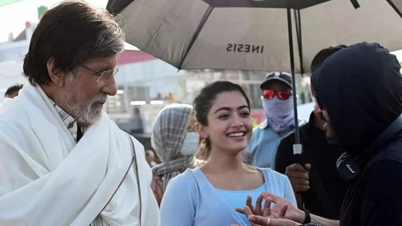 Rashmika Mandanna and Amitabh Bachchan