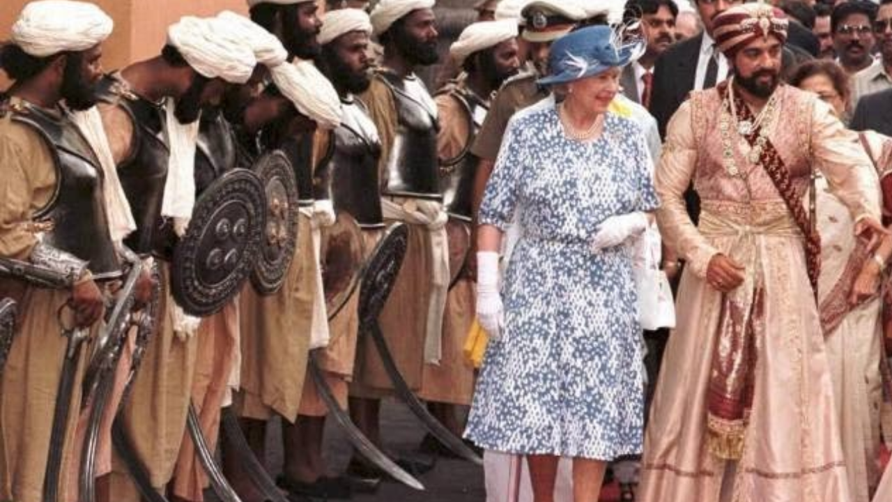 When Queen Elizabeth II visited the sets of Kamal Haasan's 1997 film