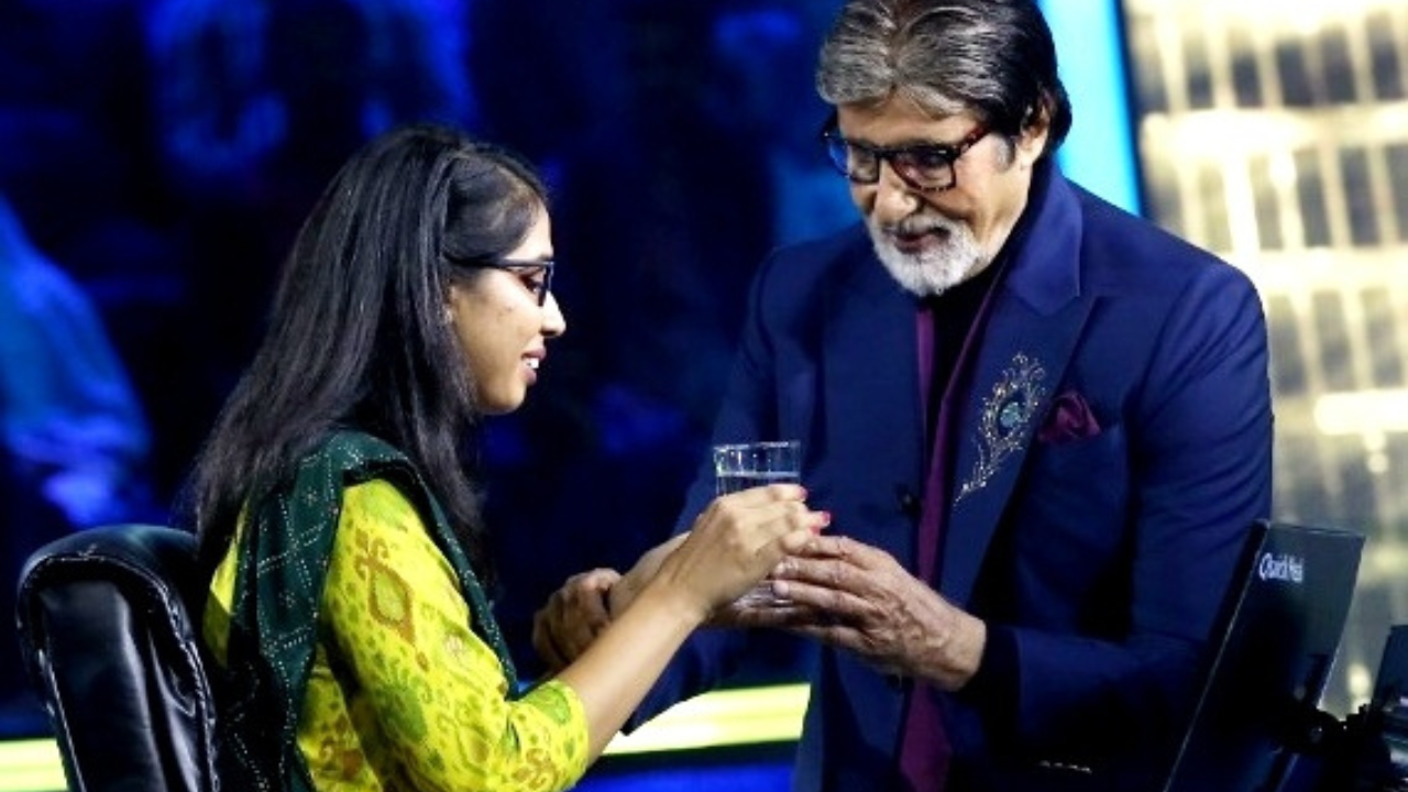 Visually Impaired KBC 14 Contestant Shares Big B's Black Is Her ...