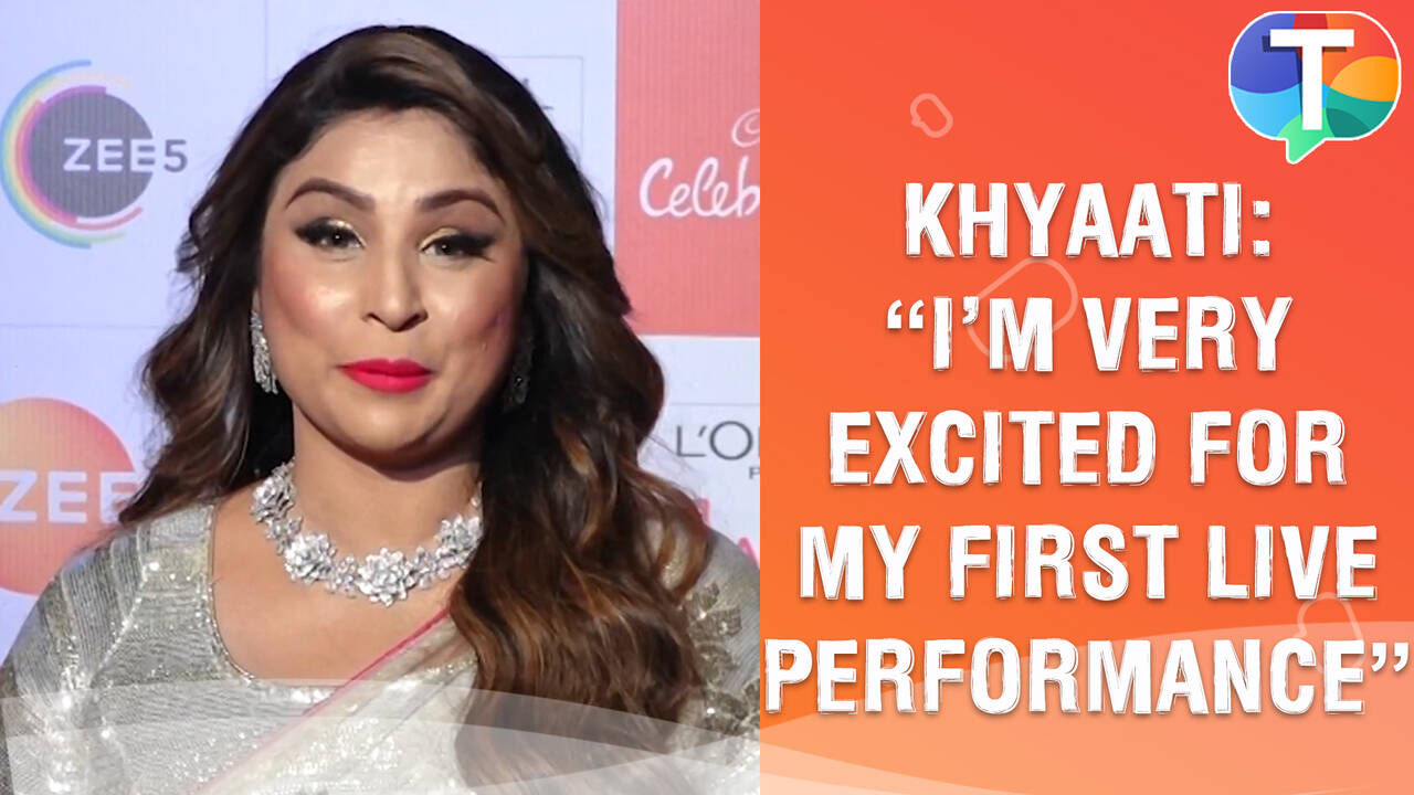 Khyaati Keswani is excited for her FIRST live performance at an award