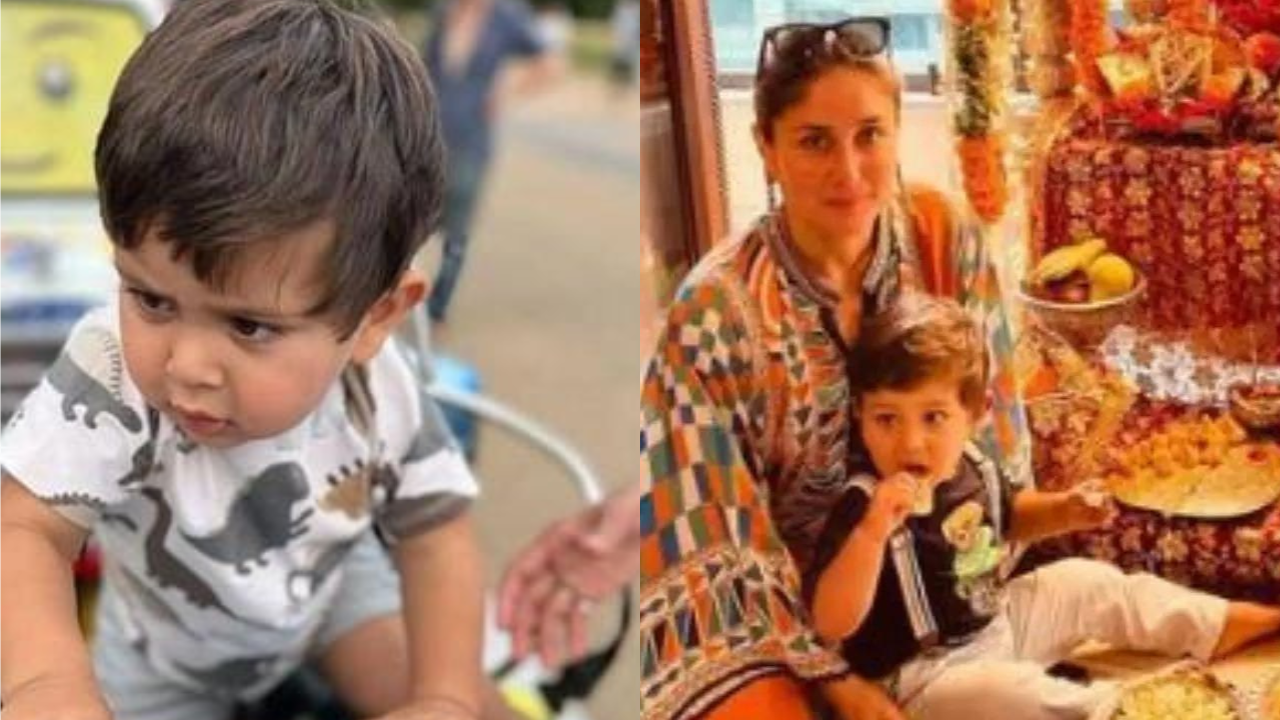 Jeh Ali Khan cutely refuses to hold nanny's hand as paps click his pic ...