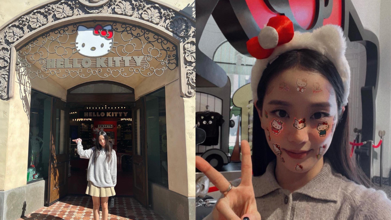 Jisoo takes over Universal studios