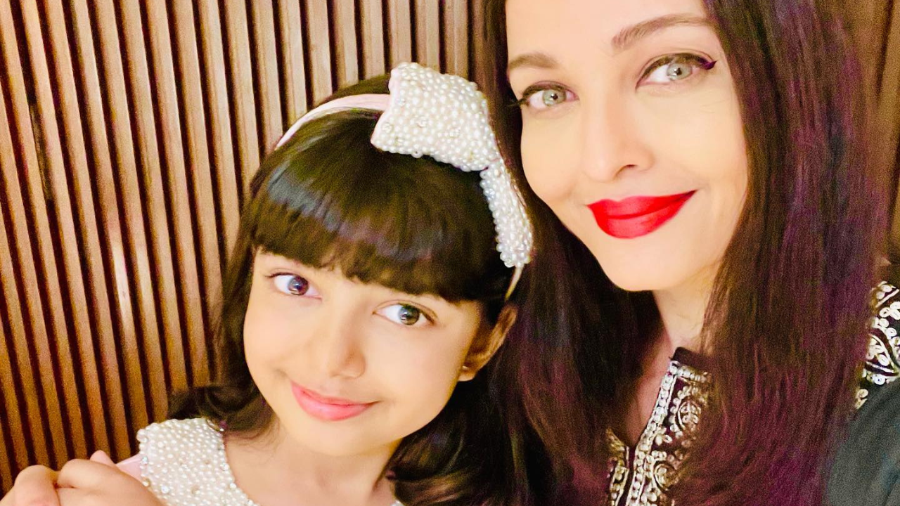 Aishwarya and Aaradhya