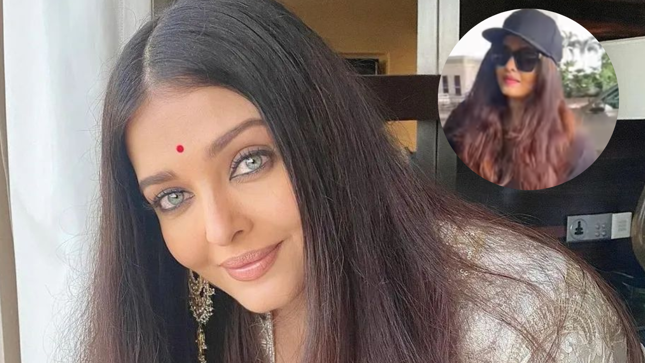 Aishwarya Rai Bachchan finally gave black airport outfits a break