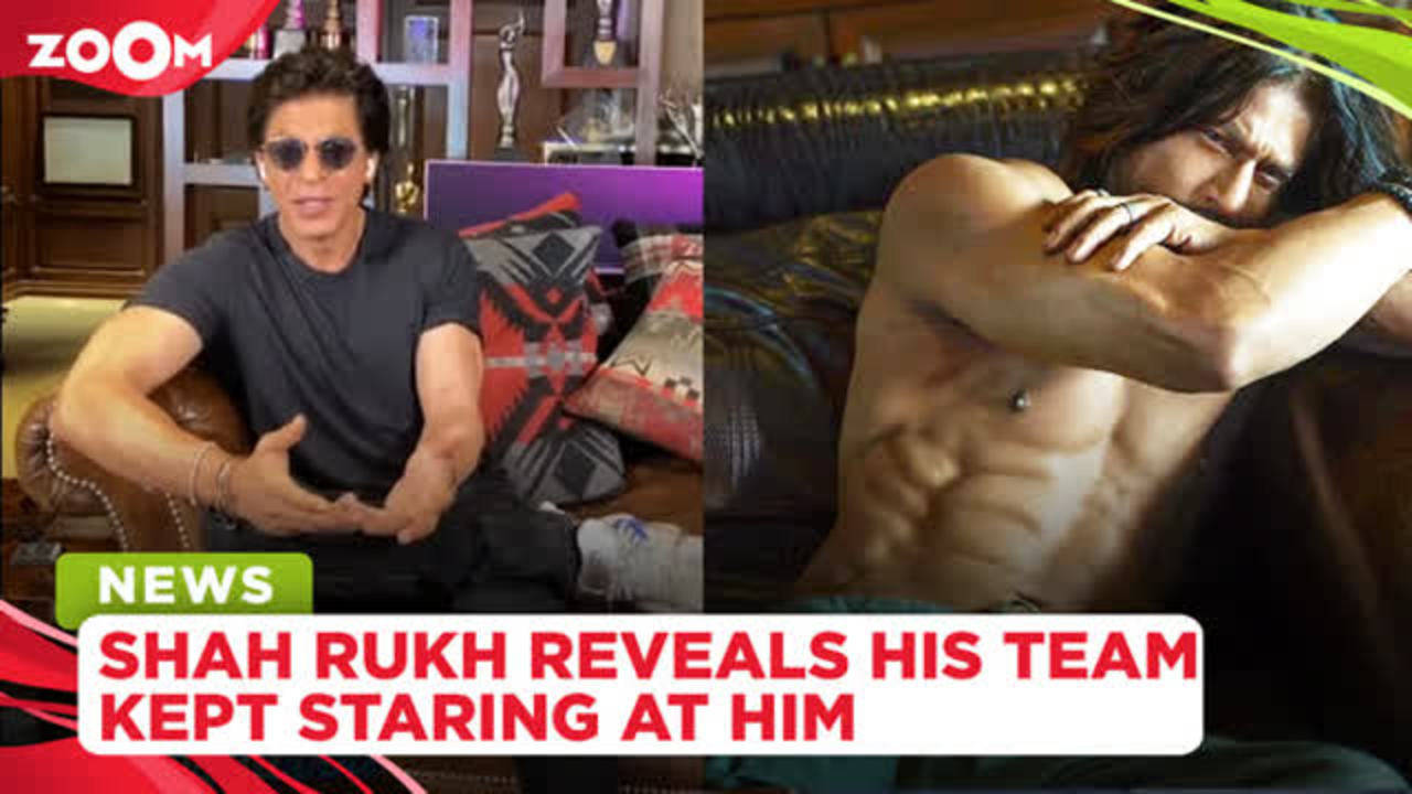 Shah Rukh Khan reveals his team was staring at him during his shirtless  photoshoot; says they made him shy – See photo