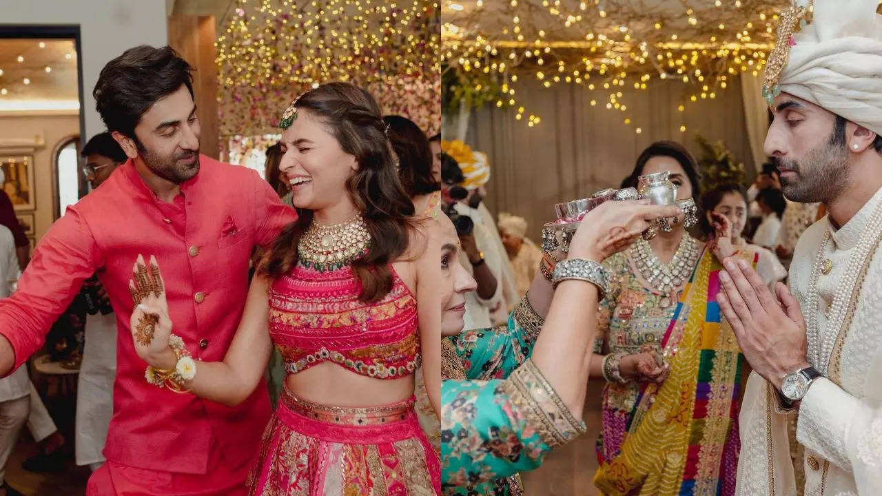 Check out unseen pics from Alia Bhatt-Ranbir Kapoor's wedding