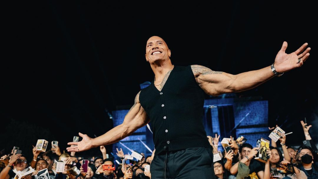 Black Adam star Dwayne 'The Rock' Johnson shares clip with a newborn baby