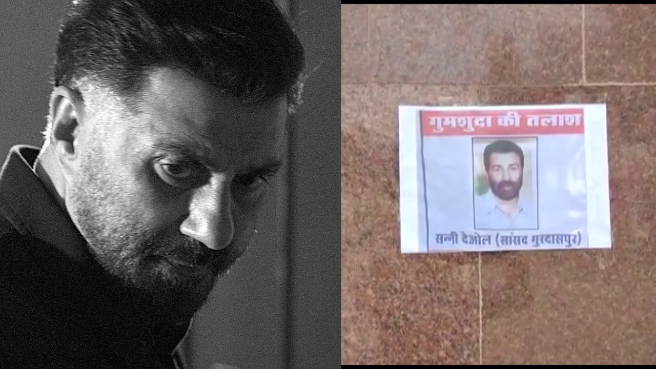 Sunny Deol faces flak as posters of 'missing' actor and MP put up across Punjab's Pathankot