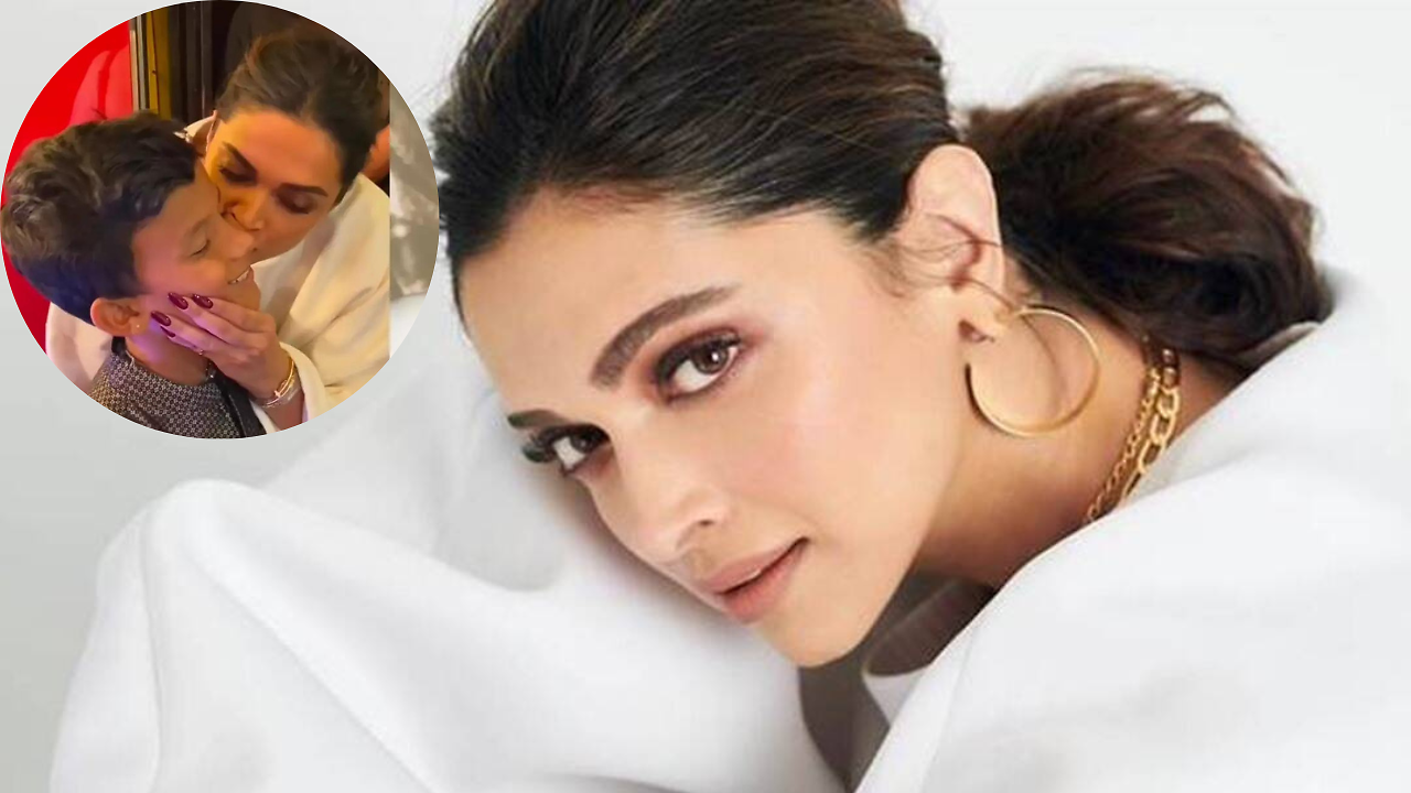 Deepika Padukone sweetly plants a kiss on Chhello Show child actor ...