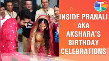 Pranali Rathod aka Akshara from Yeh Rishta Kya Kehlata Hai celebrates her birthday on sets