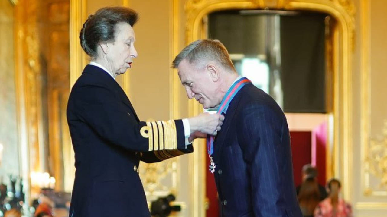 Craig Daniel Craig bestowed with same royal honour as James Bond